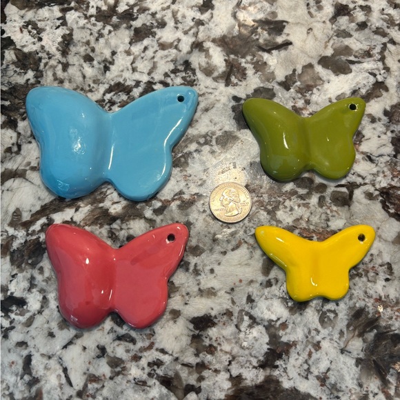 Colorful Ceramic Butterfly Measuring Spoons - Picture 2 of 6
